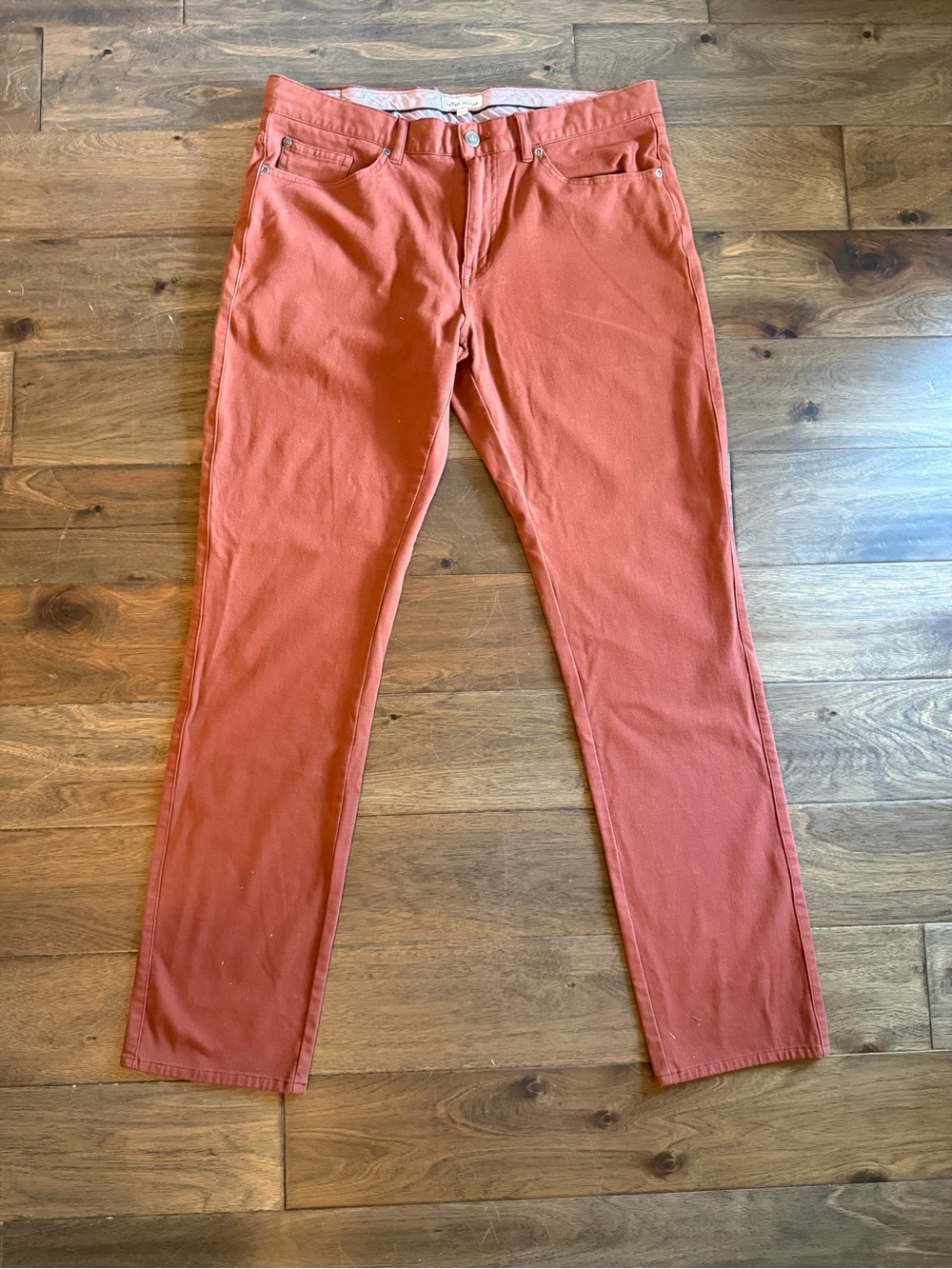 Peter Millar Rust Orange Slim Pants